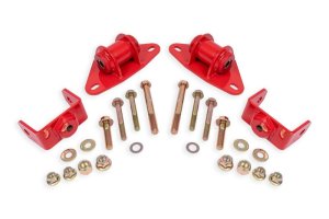 Chevrolet Corvette Motor Mount Kit - BMR Suspension - Polyurethane - Red - `14-`19